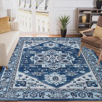 Wasbare Vintage Vloerkleed met Perzisch Design - Antislip, Verzenden, Nieuw