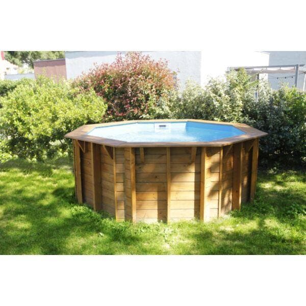 Ubbink Zwembad Sunwater 410 x 120 cm – Blauwe Folie, Tuin en Terras, Zwembaden, 400 cm of meer, Rechthoekig, Nieuw, Opzetzwembad