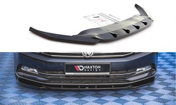 Voorspoiler V.1 VW Passat B8 Glans Zwart, Ophalen of Verzenden, Nieuw