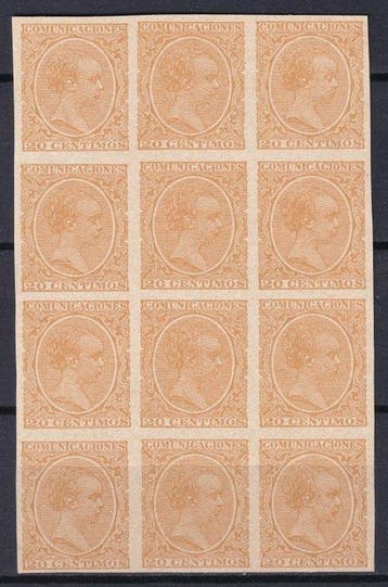 Spanje - Spanje - 1889/1901 - Regering van Alfonso XIII -, Postzegels en Munten, Gestempeld