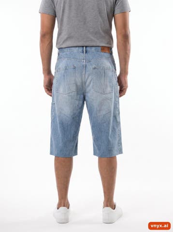 Eck Unltd. Korte broeken Heren maat W39 Blauw Vintage, Ophalen of Verzenden, Nieuw
