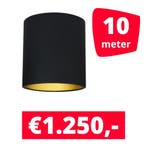 LED Railverlichting Lipari Zwart - 10 spots + 10M rails -, Huis en Inrichting, Lampen | Spots, Nieuw