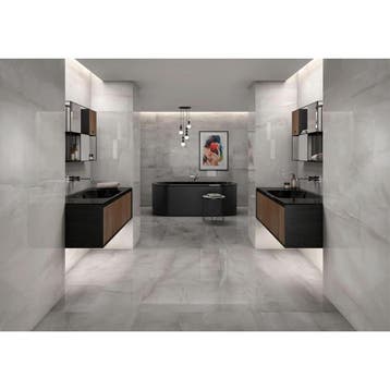 Geotiles Soma Vloertegel - 60x60 cm - Hoogglans Wit, Ophalen of Verzenden, Nieuw