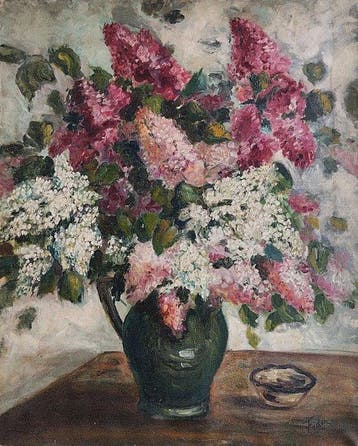 Adolphe Feder (1886-1943) - Bouquet de lilas