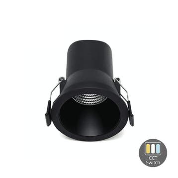 LED inbouwspot | Ø68mm | MIRACLE | Rond | 6W | Zwart, Huis en Inrichting, Ophalen of Verzenden, Nieuw, Kunststof, Plafondspot of Wandspot