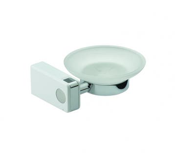 Wand Zeephouder met Glazen Schaal ND-Design, Caravans en Kamperen, Nieuw