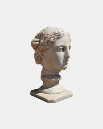 sculptuur, Testa di Afrodide - 33 cm - Carrara-marmer