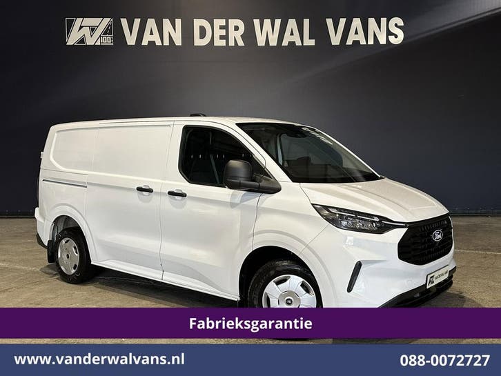 Ford Transit Custom | 2.0 TDCI L1H1 Fabrieksgarantie Euro6, Auto's, Bestelauto's, Dealer onderhouden, Te koop, Handgeschakeld