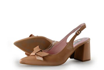 Notre-V Slingbacks in maat 39 Bruin, Kleding | Dames, Schoenen, Notre-V, Bruin, Verzenden, Zo goed als nieuw