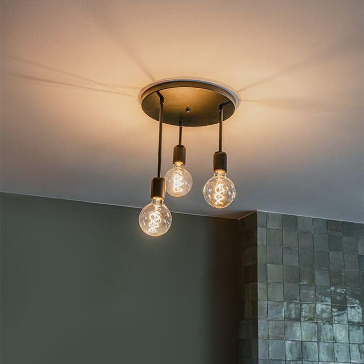 Qazqa plafondlamp Facil, 3-lichts, Zakelijke goederen, Kantoor en Winkelinrichting | Kantoorartikelen, Verlichting, Nieuw in verpakking