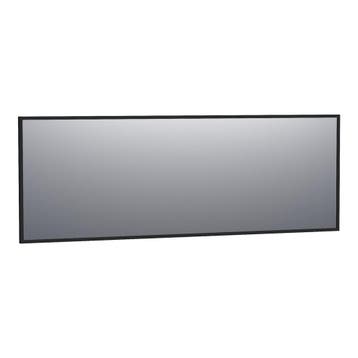 Brauer Onyx Spiegel - 200 cm - Rechthoekig - Zwart, Huis en Inrichting, Woonaccessoires | Spiegels, Ophalen of Verzenden, Nieuw
