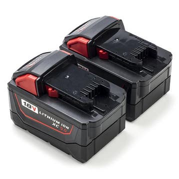2-Pack Milwaukee M18 B9 / 4932451245, 123accu huismerk, Verzenden, Nieuw