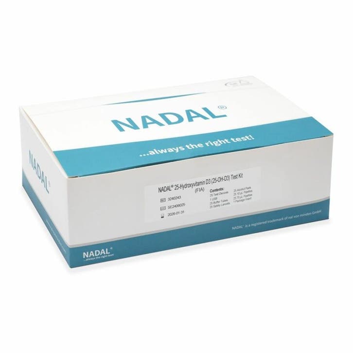 NADAL® VIM  Vitamine 25-Hydroxyvitamine D3 Test 25 testen, Diversen, Verpleegmiddelen, Nieuw, Verzenden