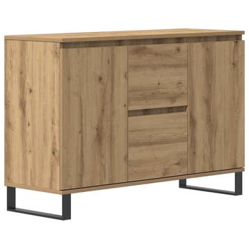 Dressoir 101cm Eiken | Retourdeal 35% Korting, Met plank(en), 100 tot 150 cm, Ophalen of Verzenden, Zo goed als nieuw