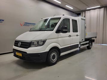 Volkswagen Crafter 2.0TDI Dubbele Cabine Kipper 3000kg Trekg, Gebruikt, Euro 6, Volkswagen, Wit
