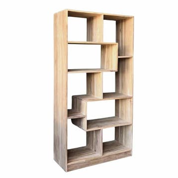 Open boekenkast met A-symmetrische indeling, Ophalen of Verzenden, Nieuw