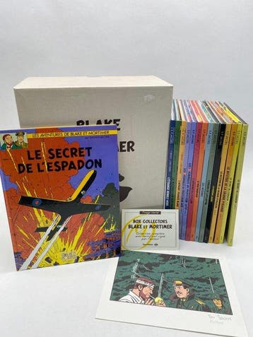 Blake & Mortimer T1 à T15 + ex-libris signé - 15x C +, Nieuw