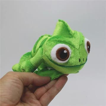 Pascal Kameleon Pluche Knuffel - 15cm - Rapunzel Speelgoed v, Dieren en Toebehoren