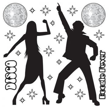 Disco scenesetter decoraties - Scenesetters, Ophalen of Verzenden, Nieuw