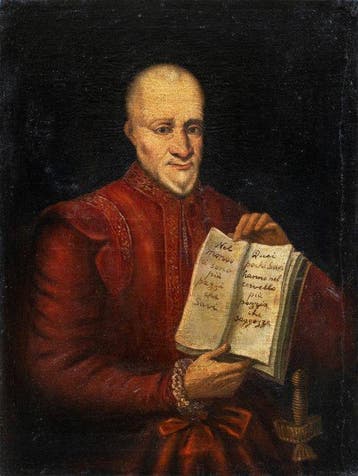Italian school (XVIII) - Portrait of an elderly man with an