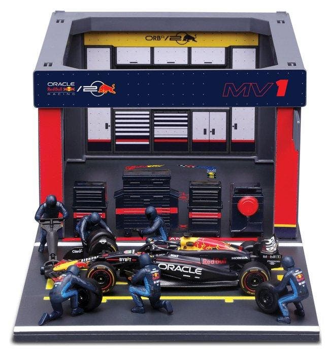 Red Bull RB20 #1 MAX VERSTAPPEN 2023 - PIT PASS SET - 1:43 -, Hobby en Vrije tijd, Modelauto's | 1:5 tot 1:12