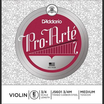 DAddario J5601-34M violin string E-1 3/4, plain steel, Ophalen of Verzenden, Nieuw