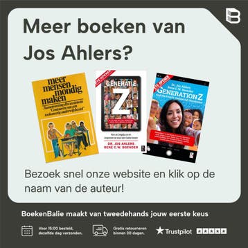Generatie Z - En de vierde industriële revolutie Jos Ahlers, Boeken, Verzenden, Zo goed als nieuw, Jos Ahlers