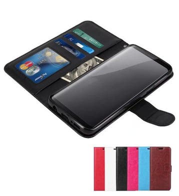 Galaxy S10 Leren Portemonnee Hoesje Met Pasfotovakje, Ophalen of Verzenden, Nieuw