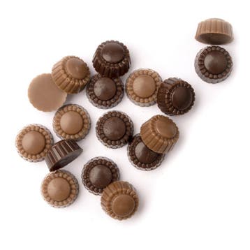 Dobla Chocoladedecoratie Kerstbal Kroon 248st., Verzenden, Nieuw