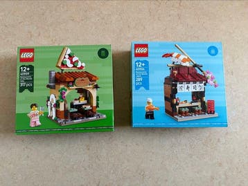 Lego Set - 40909; 40906 - Custom Item - Restaurants of the, Kinderen en Baby's, Nieuw