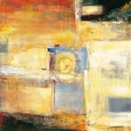 Kunstdruk Bea Danckaert - Colorfield I 98x98cm, Verzenden, Nieuw