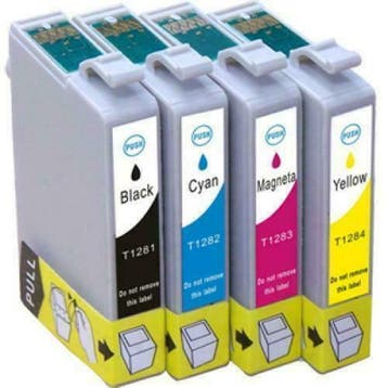 Epson Stylus SX440 Inktmedia huismerk T1281-T1284 met chip, Ophalen of Verzenden, Nieuw, Epson