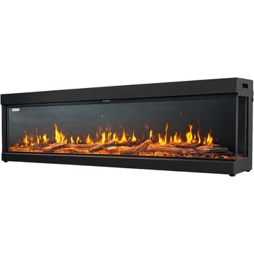 Showroommodel  1,2 En 3 Zijdige Elektrische Haard 72 Inch, Nieuw