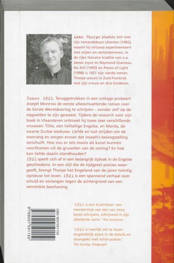 1921 9789057591150 A. Thorpe, Verzenden, Gelezen, A. Thorpe