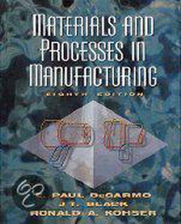 Boek Materials and Processes in Manufacturing 9780471366799, Verzenden, Zo goed als nieuw