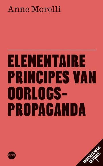 Elementaire Principes Van Oorlogspropaganda | Anne Morelli, Ophalen of Verzenden, Nieuw, Anne Morelli