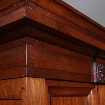 Palissander Pastoorskast in een prachtige  zonnige kleur Ca, Ophalen of Verzenden