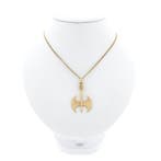 Gouden hanger van een labrys. (Hanger of bedel), Ophalen of Verzenden, Gebruikt, Goud, Overige merken