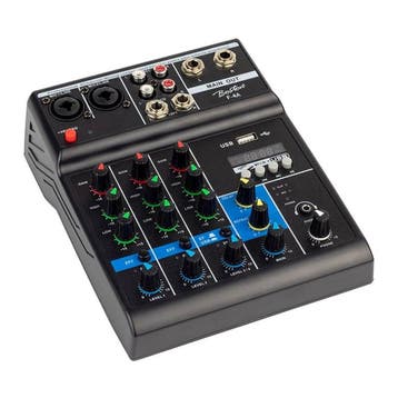 Boston F-4A Mengpaneel met USB Audio-interface, 2 Mono- en 1, Muziek en Instrumenten, Mengpanelen, Ophalen of Verzenden, Nieuw
