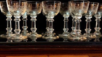 Val Saint Lambert - Drinkglas (12) - Lothaire - Glas, Antiek en Kunst