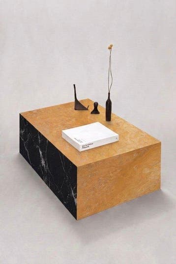 Formaminima - Formaminima - Salontafel - Travertijn, black, Antiek en Kunst