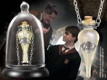 Harry Potter Felix Felicis Pendant and Display, Ophalen of Verzenden, Nieuw