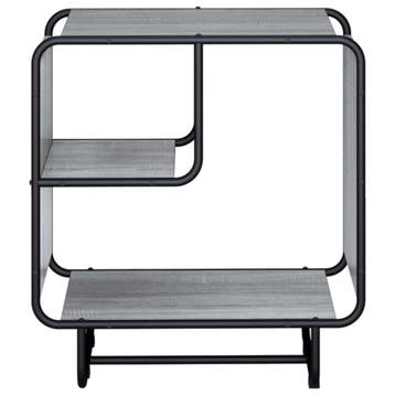 vidaXL Dressoir Grijs Sonoma 60 x 37.5 x 64.5 cm Bewerkt, Verzenden, Nieuw, Overige houtsoorten, Minder dan 50 cm