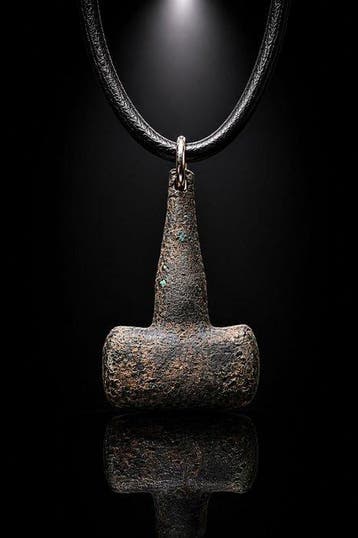 Middeleeuwse Vikingtijd Brons Prachtige en zeldzame bronzen