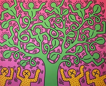 Keith Haring - Untitled (Tree of Life) - Artestar licensed