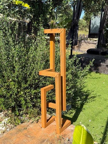 Ana Lucia B.M - Sculpture Corten - XL - No Reserve
