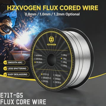 HZXVOGEN E71T-GS Flux Cored MIG Lasdraad 0.8mm 1KG - Zelfbes, Verzenden, Nieuw