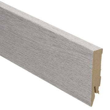 Rechte folieplint 70x14 eiken vergrijsd (Folie plinten), Overige materialen, Verzenden, 50 tot 150 cm, Overige typen