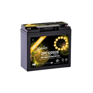Zenith AGM High Crancking Rate accu | ZPC120020 | 12V 20Ah, Auto-onderdelen, Ophalen of Verzenden, Nieuw