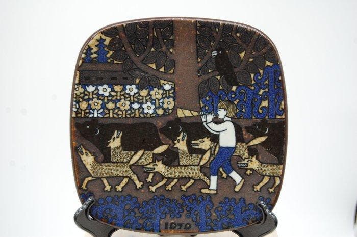 Arabia Finnland - Raija Uosikkinen - Wandbord (5) - Keramiek, Antiek en Kunst, Antiek | Glas en Kristal